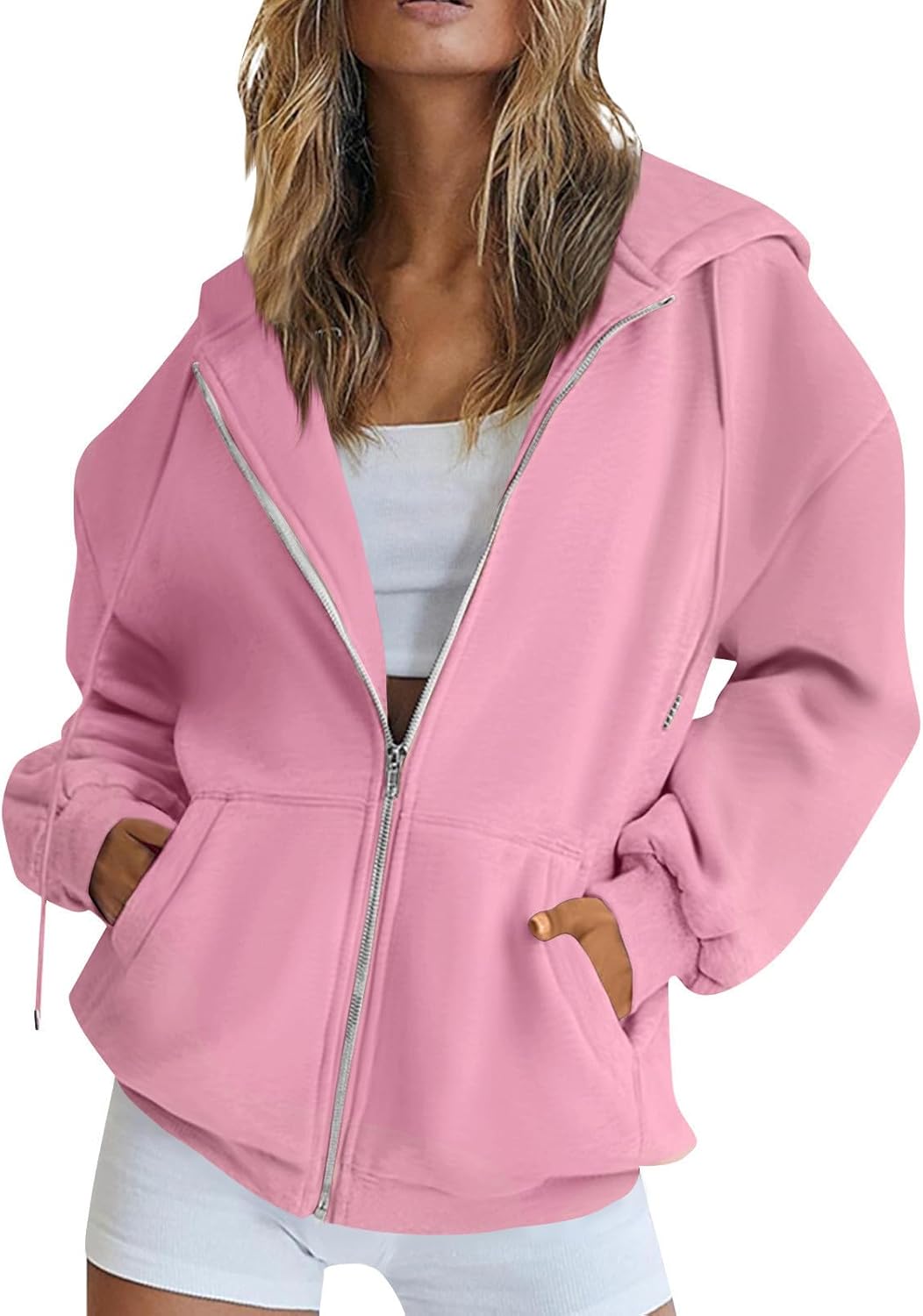 Mädchen Hoodie Kleid Lang | Kapuzenpullover Mit Tasche - Gr. 120-170 | Sportlich Casual