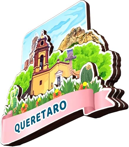 Vista 64 de Veracruz México - Imán de madera para nevera, colección 3D, madera 3D, hecho a mano, recuerdos de la ciudad, imán para nevera, decoración del hogar