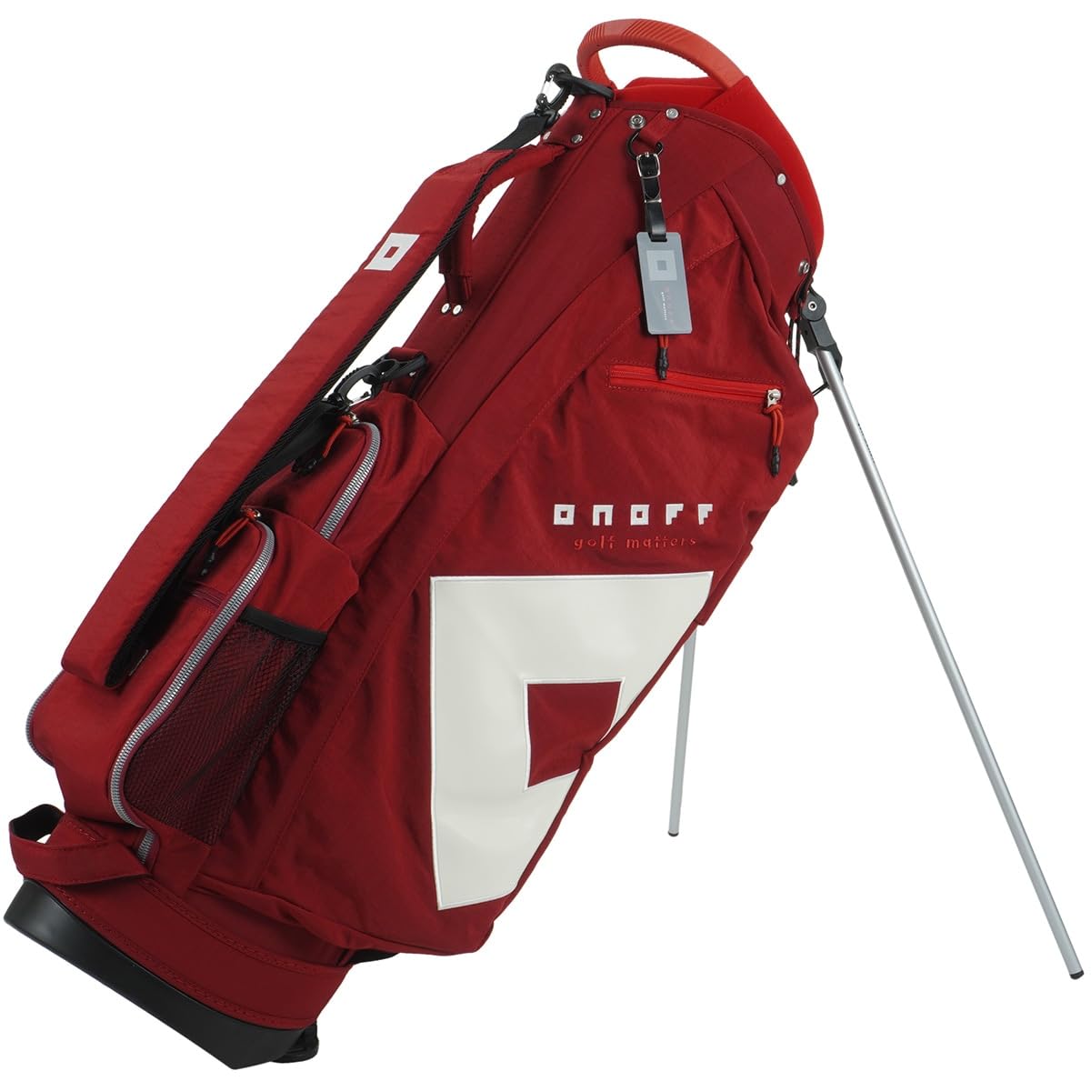 onoff オノフ スタンド キャディバッグ ネイビー/レッド OB0324 楽天市場】オノフ ONOFF グローブライド 軽量 スタンドキャディバッグ