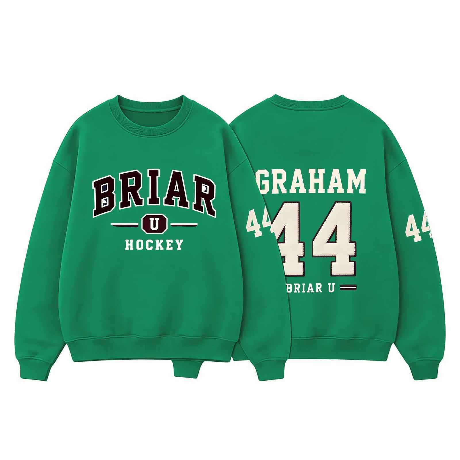 Off-Campus Sweatshirt Grahams 44 Di Laurentis 66 Briar U Hockey Merch Shirt