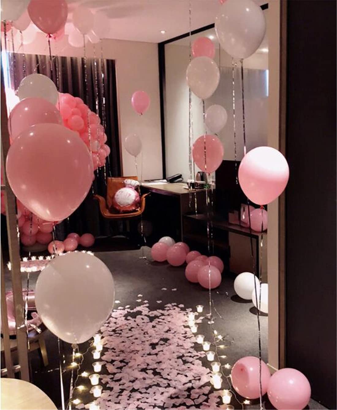 100 Pezzi Petali Di Rosa In Organza Di Seta Artificiale Di Colore Misto ( rosa, Champagne, Bianco) Per Decorazioni Fai Da Te Per Matrimoni, Feste | SHEIN ALIA