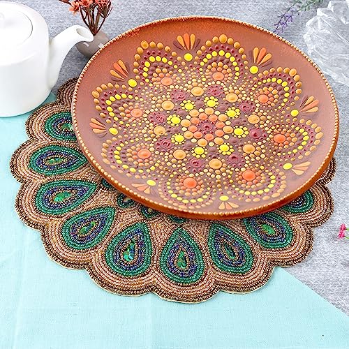 Cleentable 74213 Beaded Table Mat, Coffee Table Beaded Mat, Placement Mats thumb #7