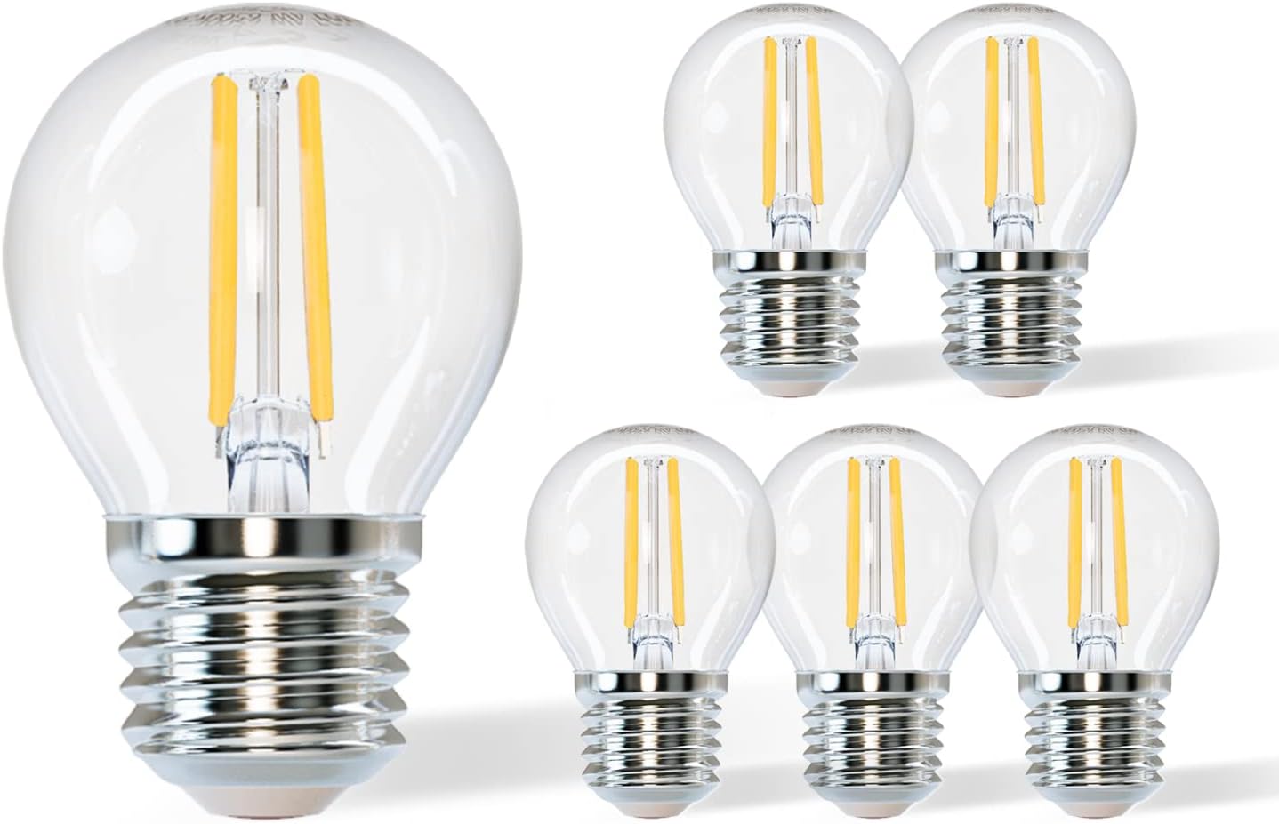 Lampadine LED OSRAM Globo - 11W Equivalenti 100W, Luce Calda 2700K, 4 Pezzi