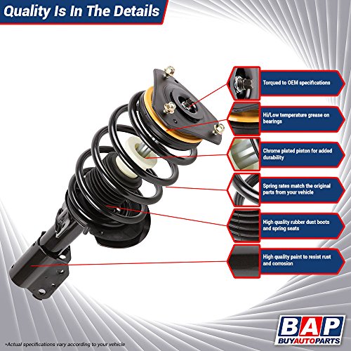 For Mitsubishi Lancer 2002-2007 Pair Front Shock Strut w/Spring - BuyAutoParts 75-896592C New - Thumbnail 3