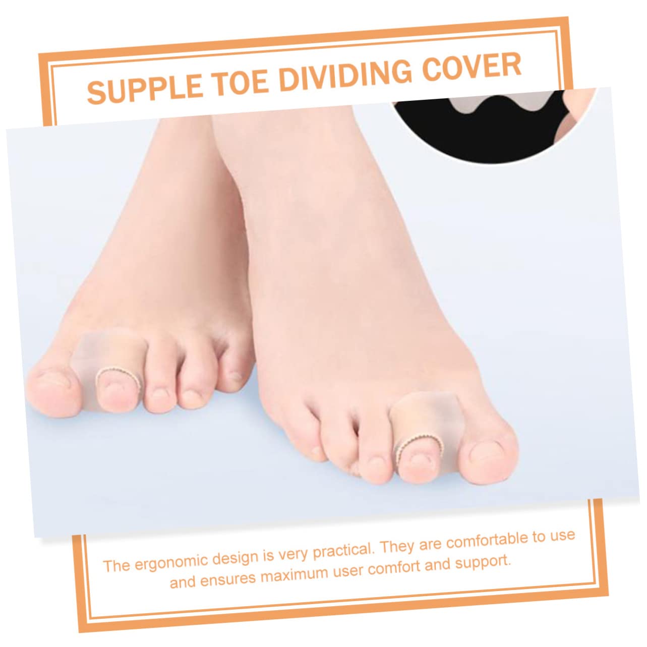 Didiseaon 4sets Straightener for Crooked Bunion Correctors Reusable Separator Comfortable Spacer Tool Realignment 6pcs*4