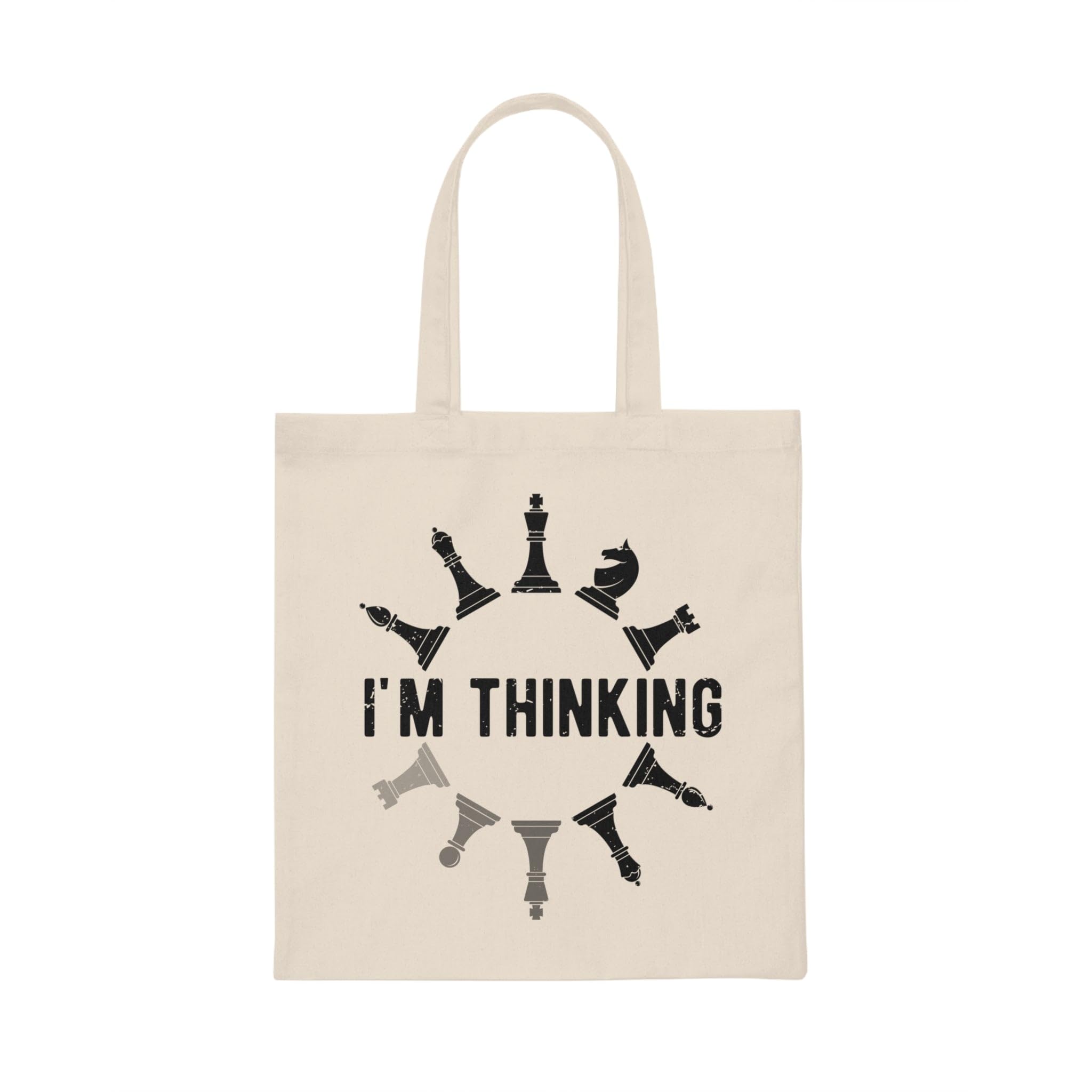 Hilarious Chessman Piece Chessboard Board games Enthusiast Humorous Lover Players Sarcasm Sayings Canvas Tote Bag Natural/One size