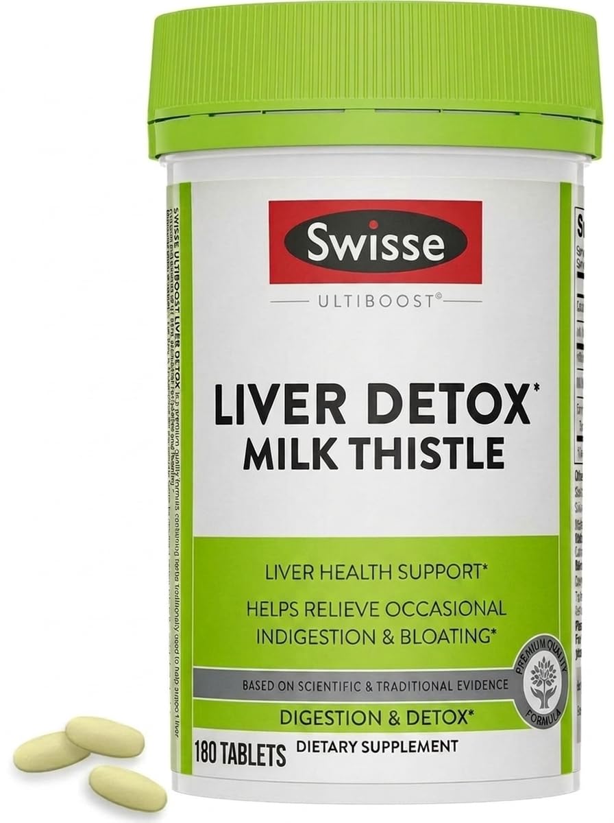 Amazon.com: Swisse Milk Thistle Supplement – Liver Cleanse Detox