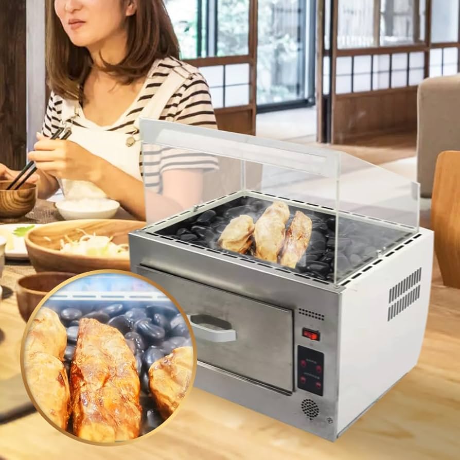 焼き芋機 Amazon | Kurflo 業務用 焼き芋器 電気式 石やきいも機 大容量