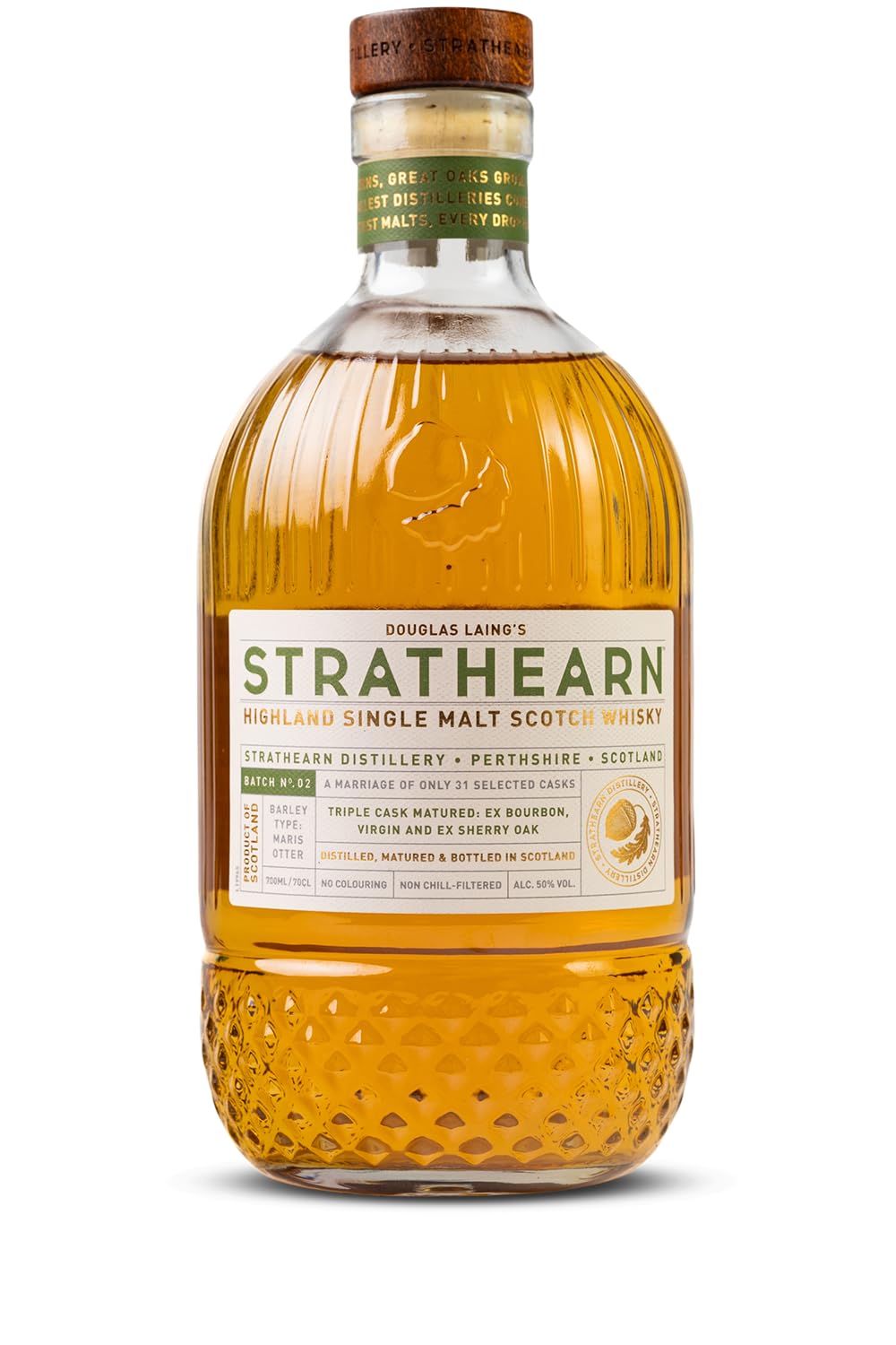 STRATHEARN SINGLE MALT, BATCH #2, 70CL, 50.0% ALC./VOL.