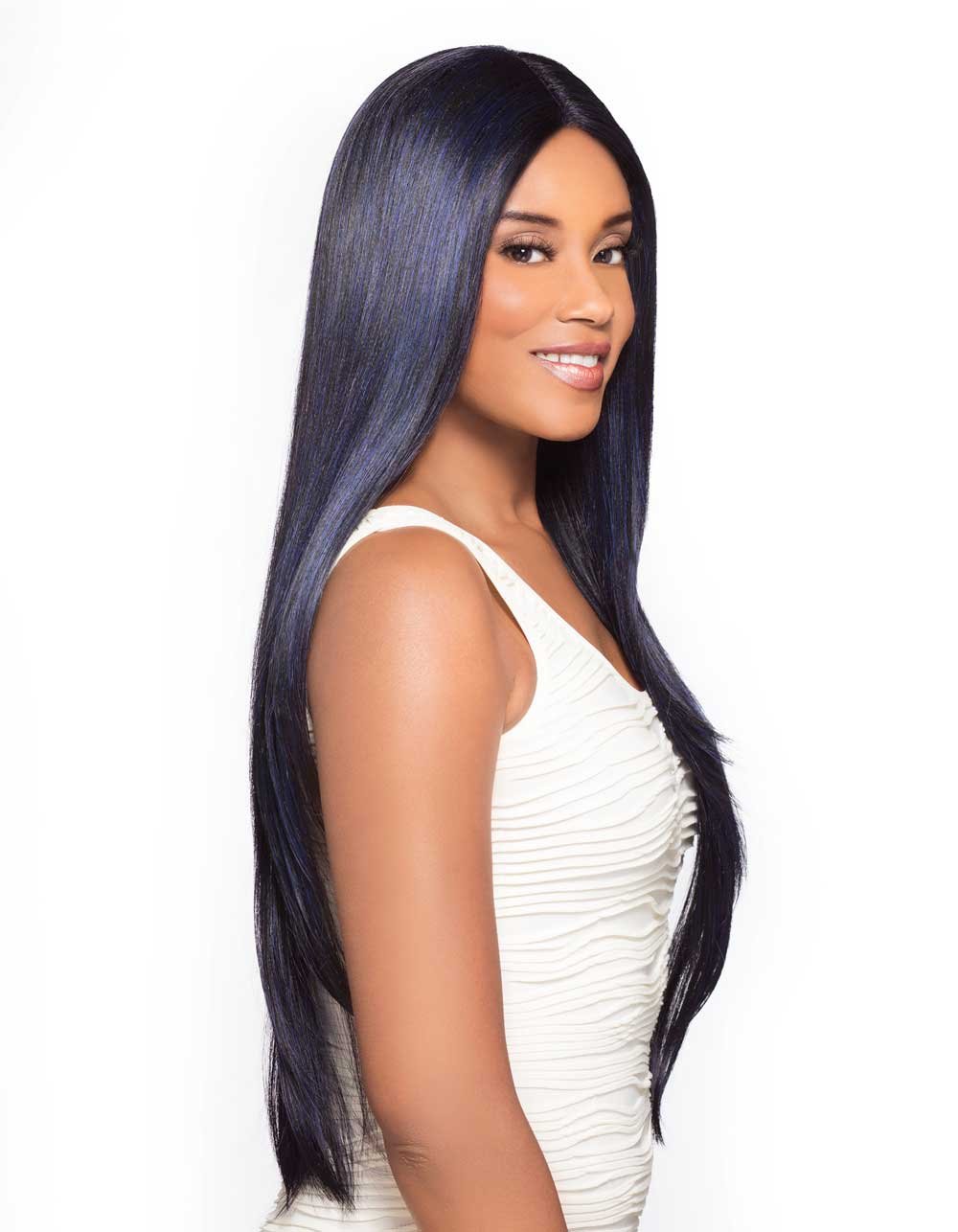 Foxy Lady Duckie Wig Color FS4/30 Wigs 30" Long Straight Center Part Synthetic