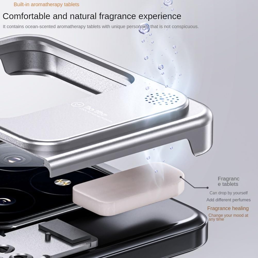 3mm Thin Frameless Bumper Metal Phone Case for Xiaomi 14 - Sleek and Durable (Silver)