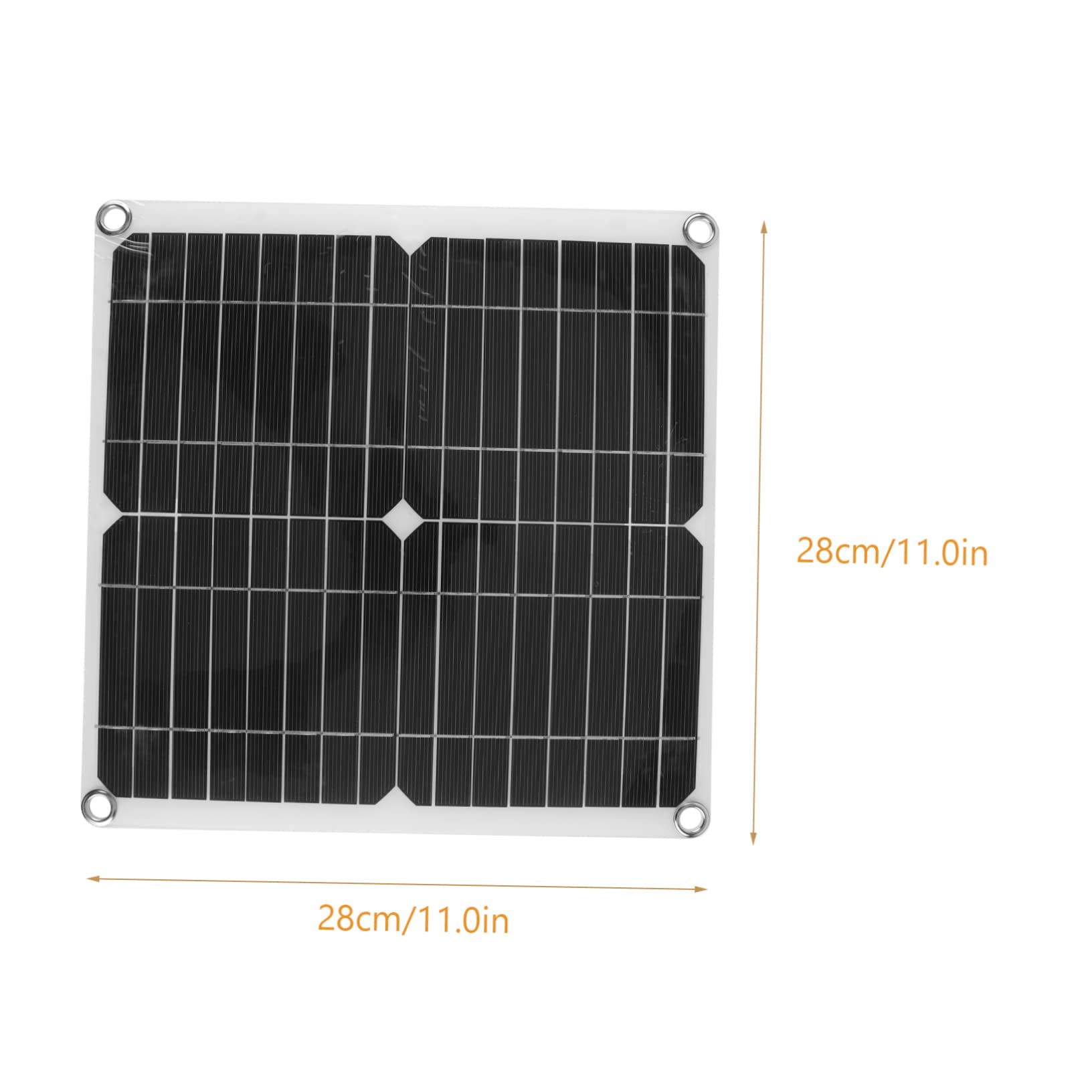1 Juego Kit de Panel Solar para Carga de Batería Fuente de Energía de Emergencia para Actividades al Aire Resistente al Agua y Ligero para Camping y
