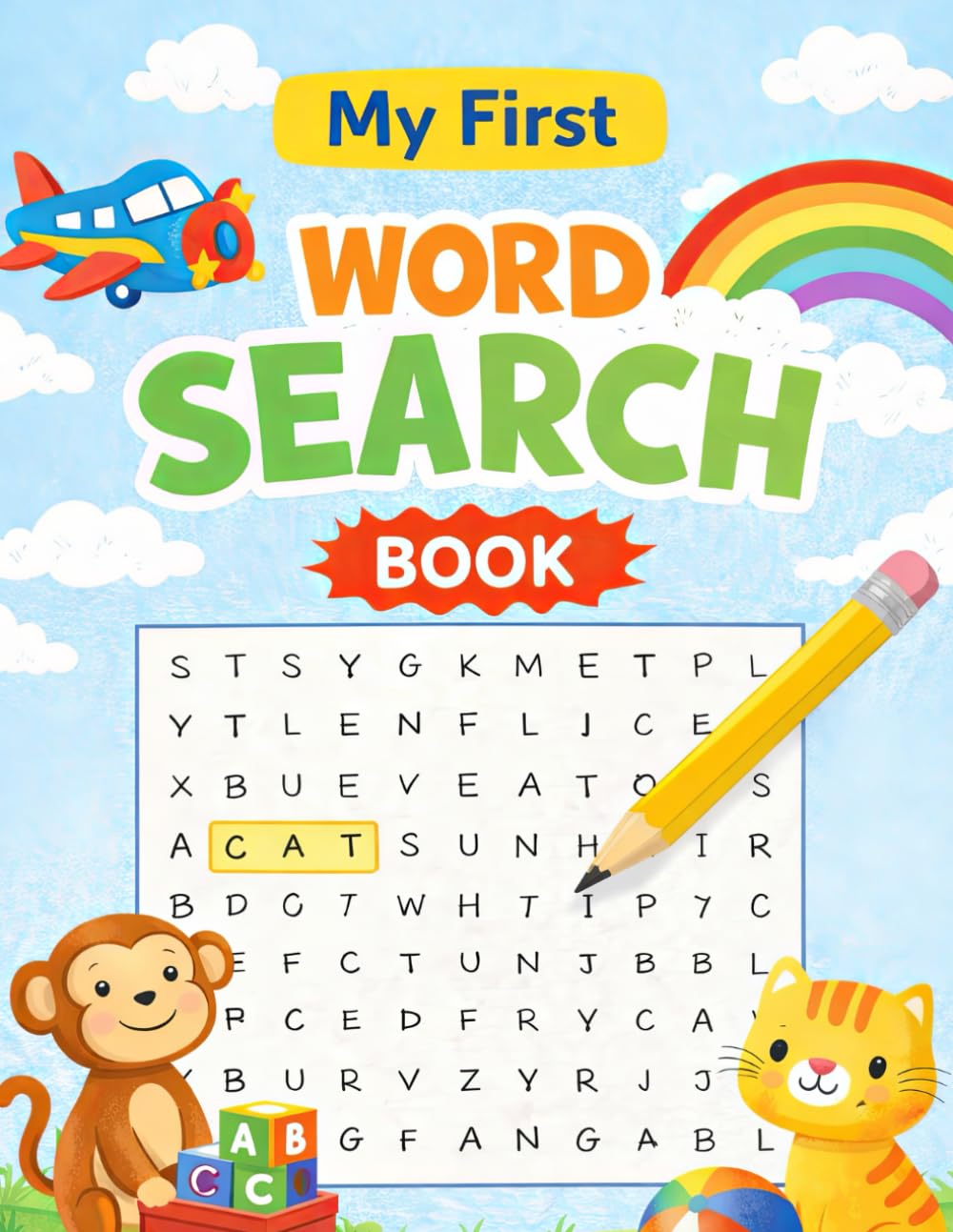 My First Word Search Book: Fun, Simple Puzzles for Young Learners