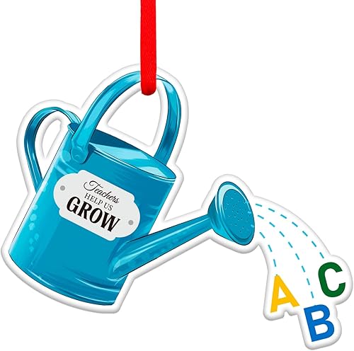 PETCEE Adornos de Navidad para profesores 2022 regalos de agradecimiento para profesores para mujeres profesoras nos ayudan a cultivar adornos para