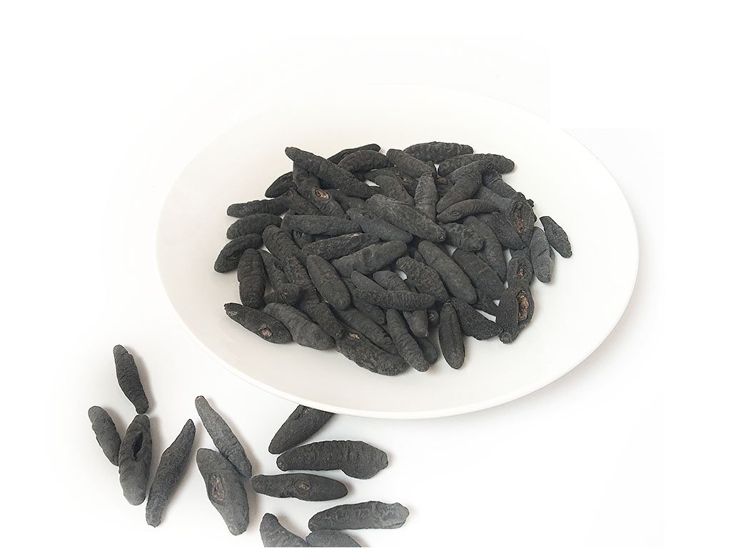 Haishentianxia Wild Caribbean Black Seacucumber 12 oz/bag 海参天下野生加勒比海黑米刺参 （100-190pcs )