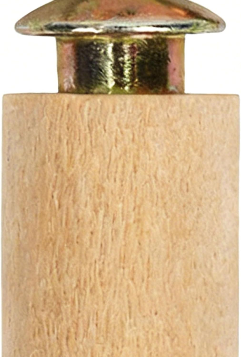 Wooden Bird Caller, Hand Twisted Whistle Toy, 2.36x0.59 Inches Noise Maker with Wood Body, Zinc Alloy Nature Sound Toy, Bird Whistle with Sturdy Build, Sound Accessory for Yard and Garden
