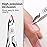 Cuticle Trimmer 3/4 Jaw Extremely Sharp Cuticle Nippers Scissors Stainless Steel Clippers Cutter Remover Pedicure Manicure Nail Tool, cuticle pusher, nail cuticle trimmer professional cuticle cutter