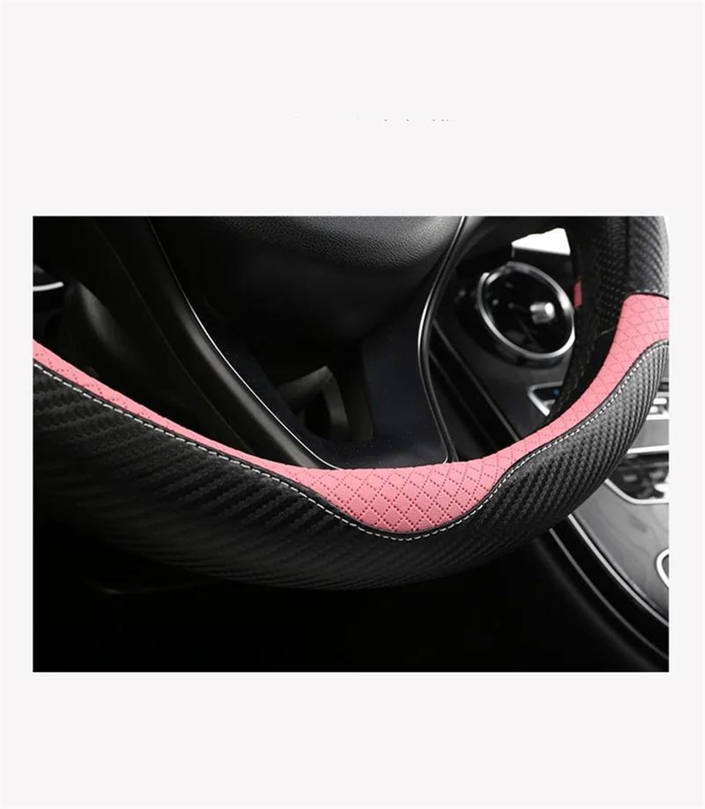 Auto Lenkrad Abdeckung Nicht-Slip Leder Zubehör Für Skoda Für Fabia 1 2 Für Octavia 3 A3 A5 Für Yeti(White O Type)