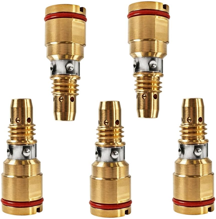 5-Pack Gas Diffuser, Replacement for Miller MDX-250 / D-M250 AccuLock MDX MIG Gun, Direct Fit OEM D-M250 Gas Diffuser