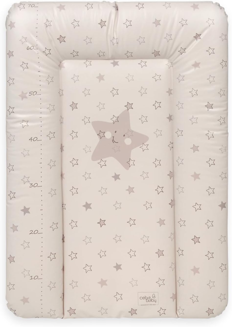 Fasciatoio Neonato Ceba Baby Morbido 70x50 Cm - Lavabile, Impermeabile, Certificato &Ouml;ko-Tex