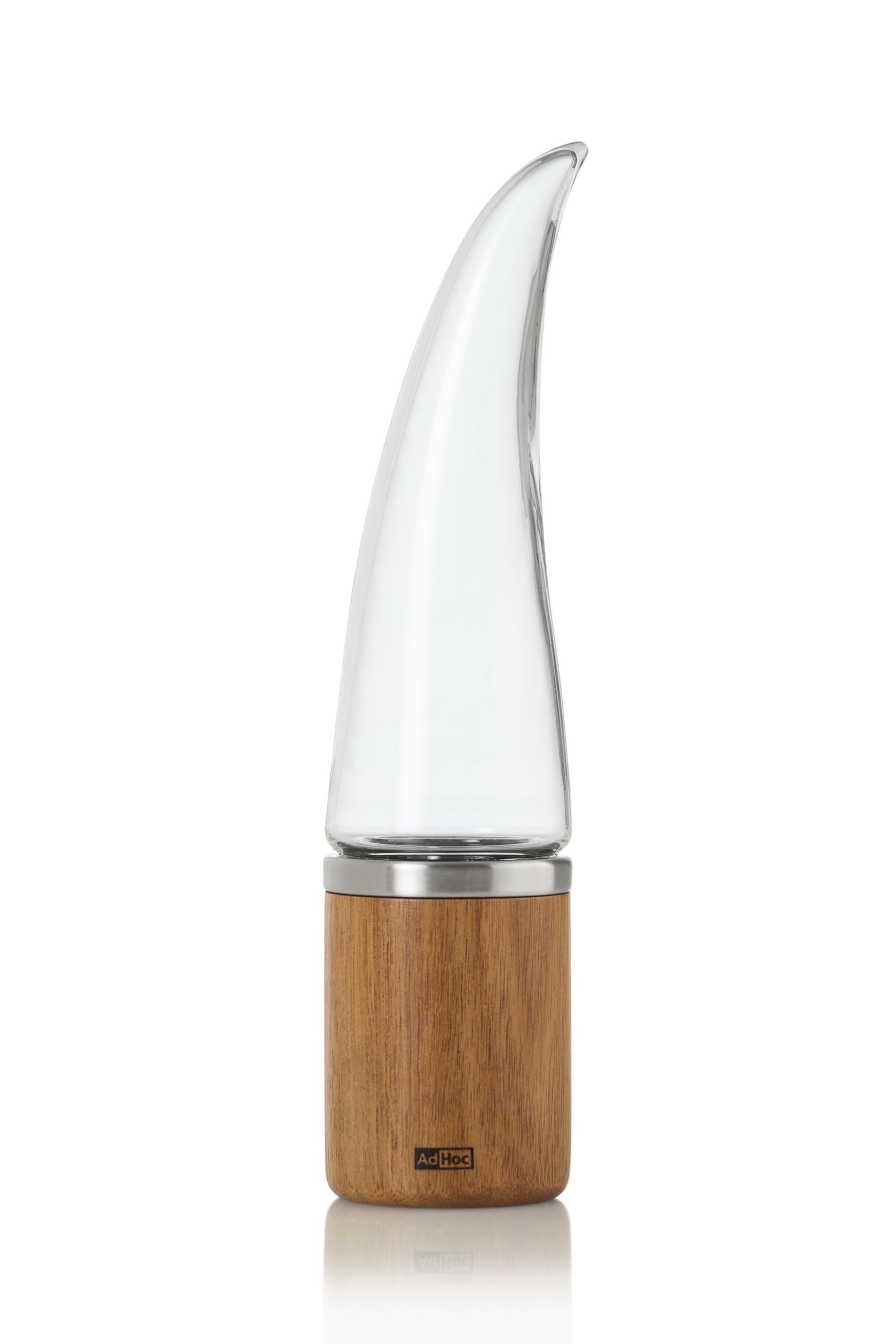 AdHoc Peperone, tagliapasta per peperoncino, in legno di acacia/acrilico, tecnologia PreciseCut, per erbe secche e spezie, 22 cm