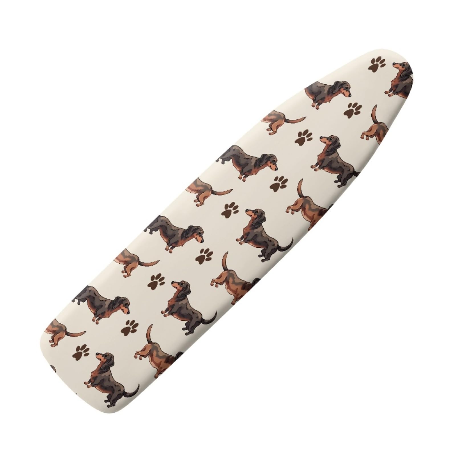 Ironing Board Covers Brown Dog Iron Board Covers and Pad Thick Resist Scorching and Staining Thick Easy Fit Iron Cover Adjustable Elastic Rope Ironing Boards Cover 140x50cm