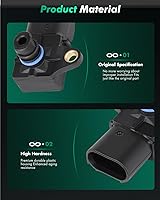 Vista 4 de SCITOO Sensor absoluto del colector de mapa compatible para Jeep Compass Patriot Grand Cherokee para Chrysler 200 300 para Dodge Avenger Viper