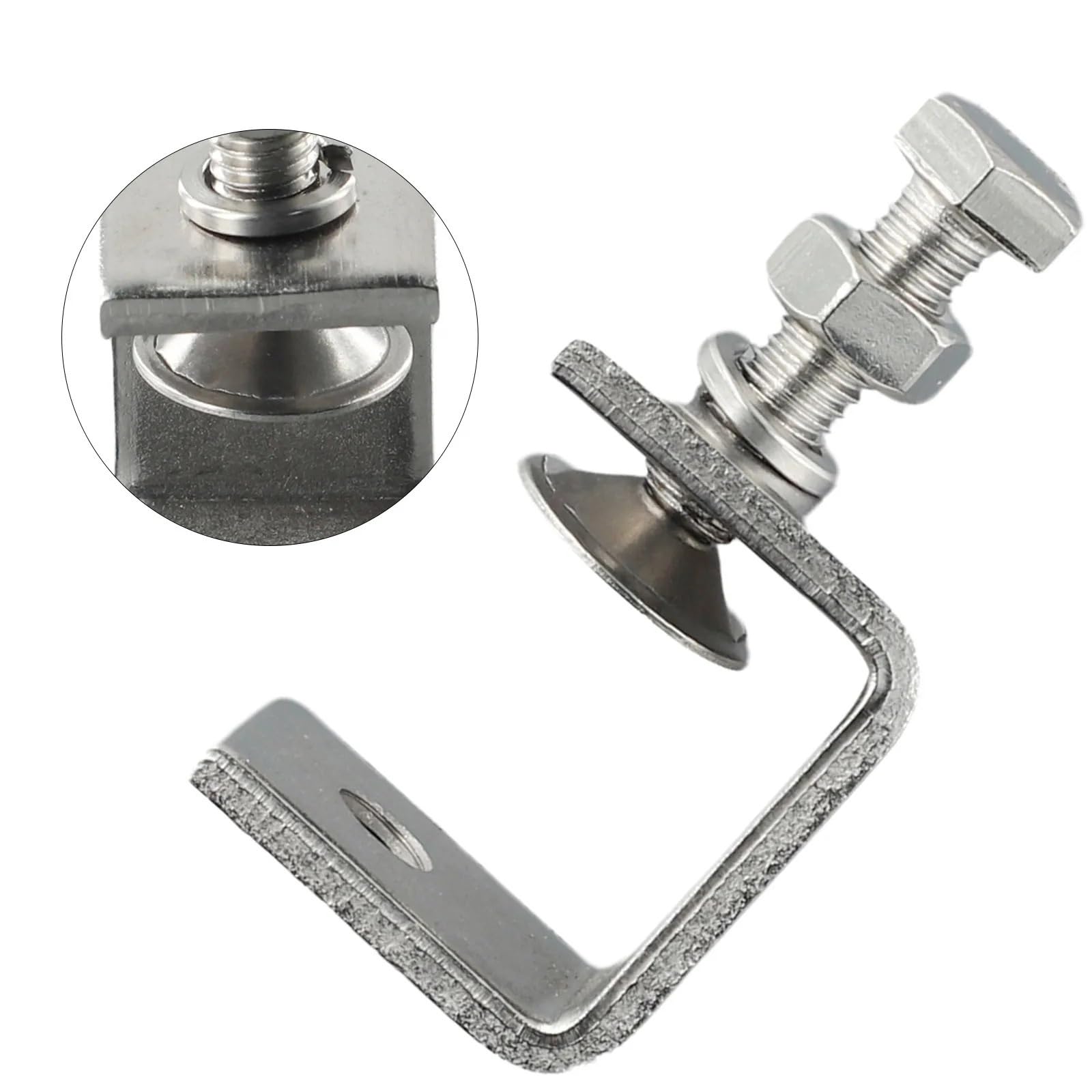 Morsetti a C in acciaio inox, 16 pezzi