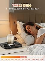 Vista 6 de Misby - Calentador de Tazas de Café, Panel de Calentamiento Grande de 50W con Configuraciones de 6 Temperaturas, Apagado Automático de 8H