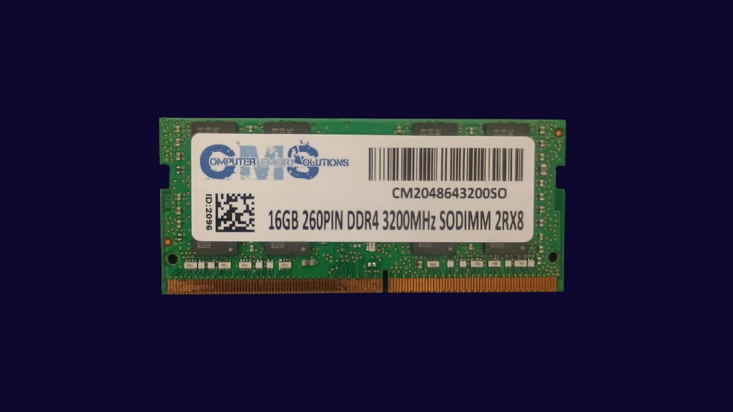 CMS 16GB (1X16GB) DDR4 25600 3200MHz Non ECC SODIMM Memory Ram Compatible with Acer Aspire 5 A517-52-713G, A514-54-59SS, A514-54-501Z, A514-54-71MS - D113