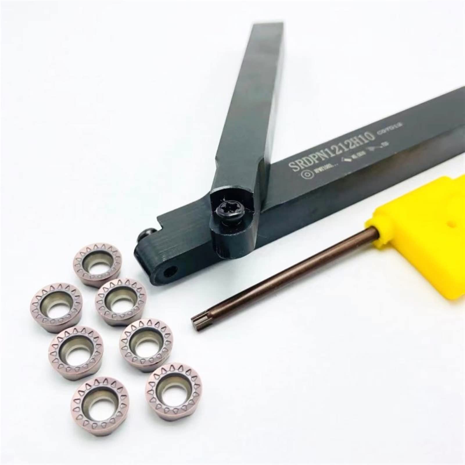 Supports d'outils de tournage CNC de type SRDPN1616H10 et inserts RPMT10T3MO métal