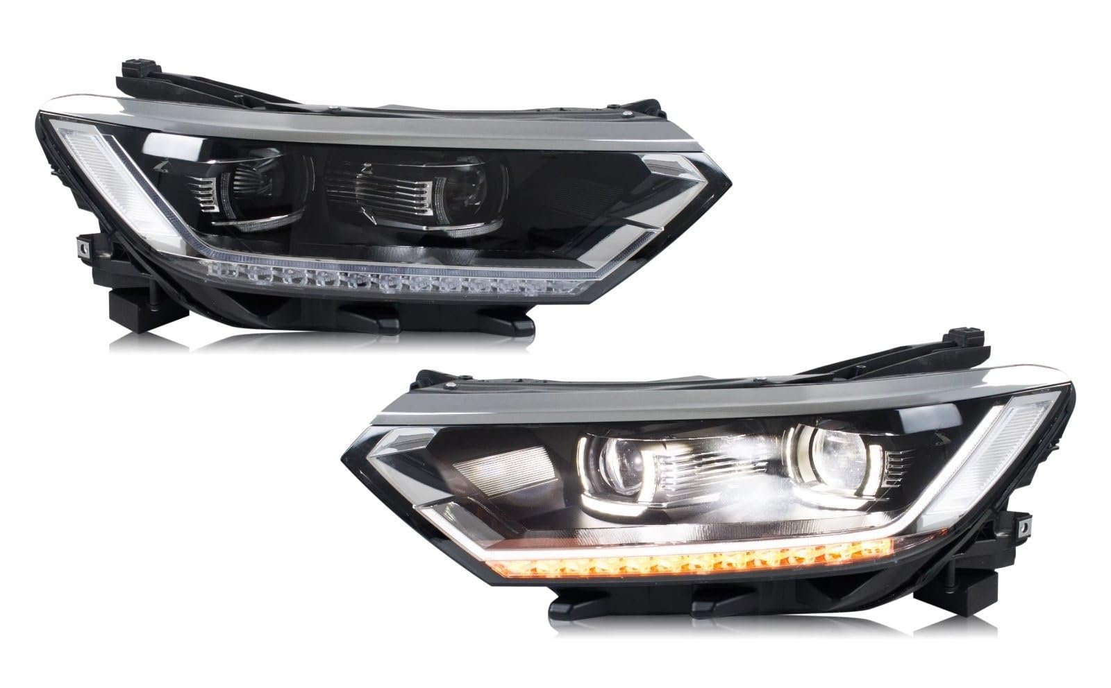 Faro Fanale Anteriore Per Passat B8 2014-2018 Proiettore A Matrice Sequenziale Indicatori Di Direzione Anteriori Coppia Fari A LED Luce Marcia Diurna