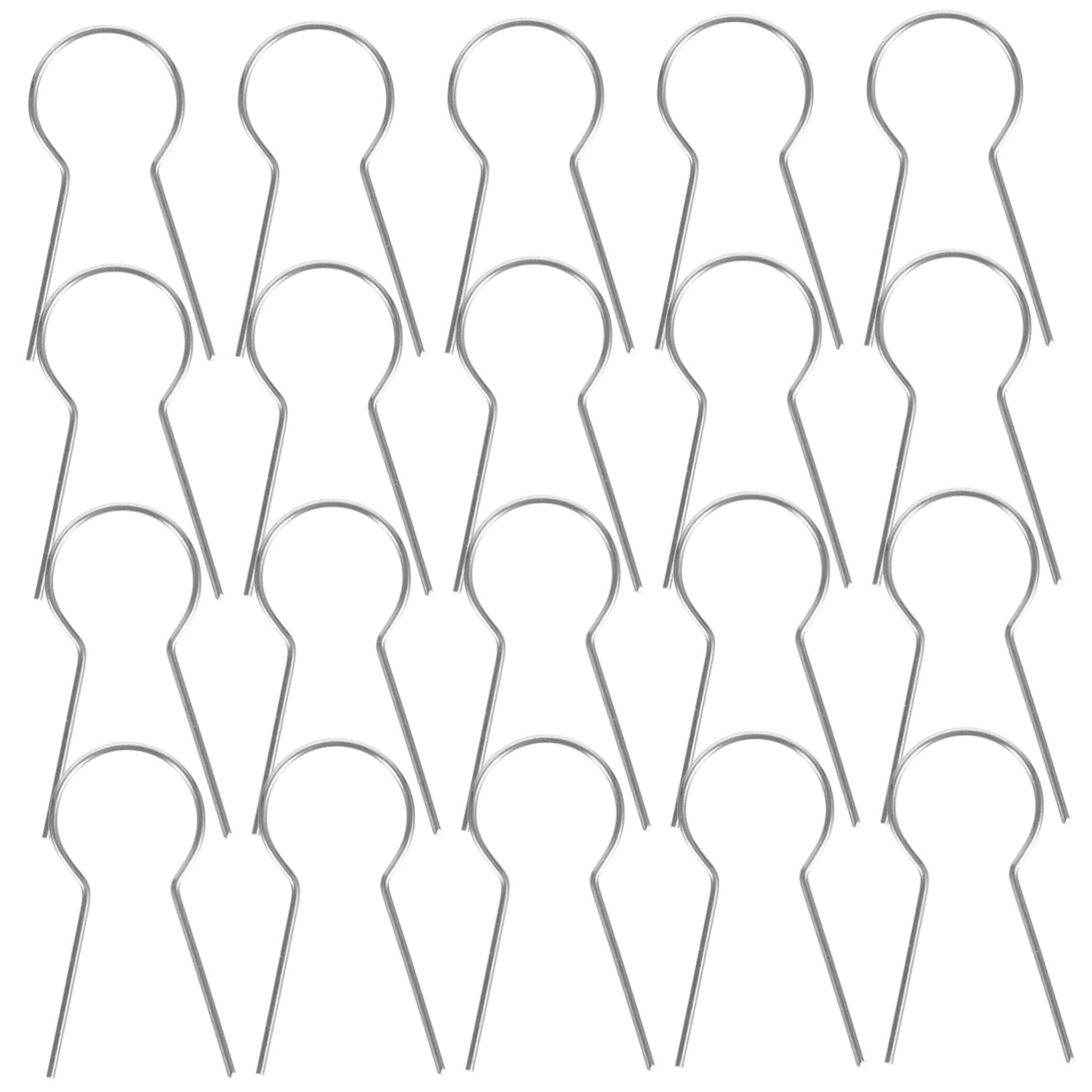 SEWACC 100pcs R- Hanging Burn Needles Set for Pottery Firing Jewelry Making Beading Projects