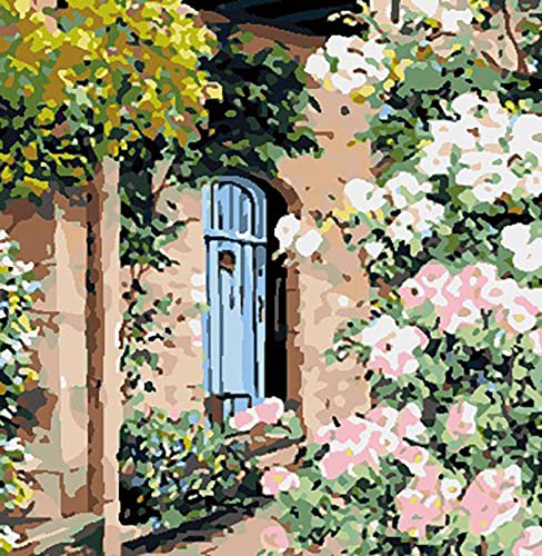 Peinture au diamant 5D de fleurs 30x40 cm pour adultes avec kit d'art complet