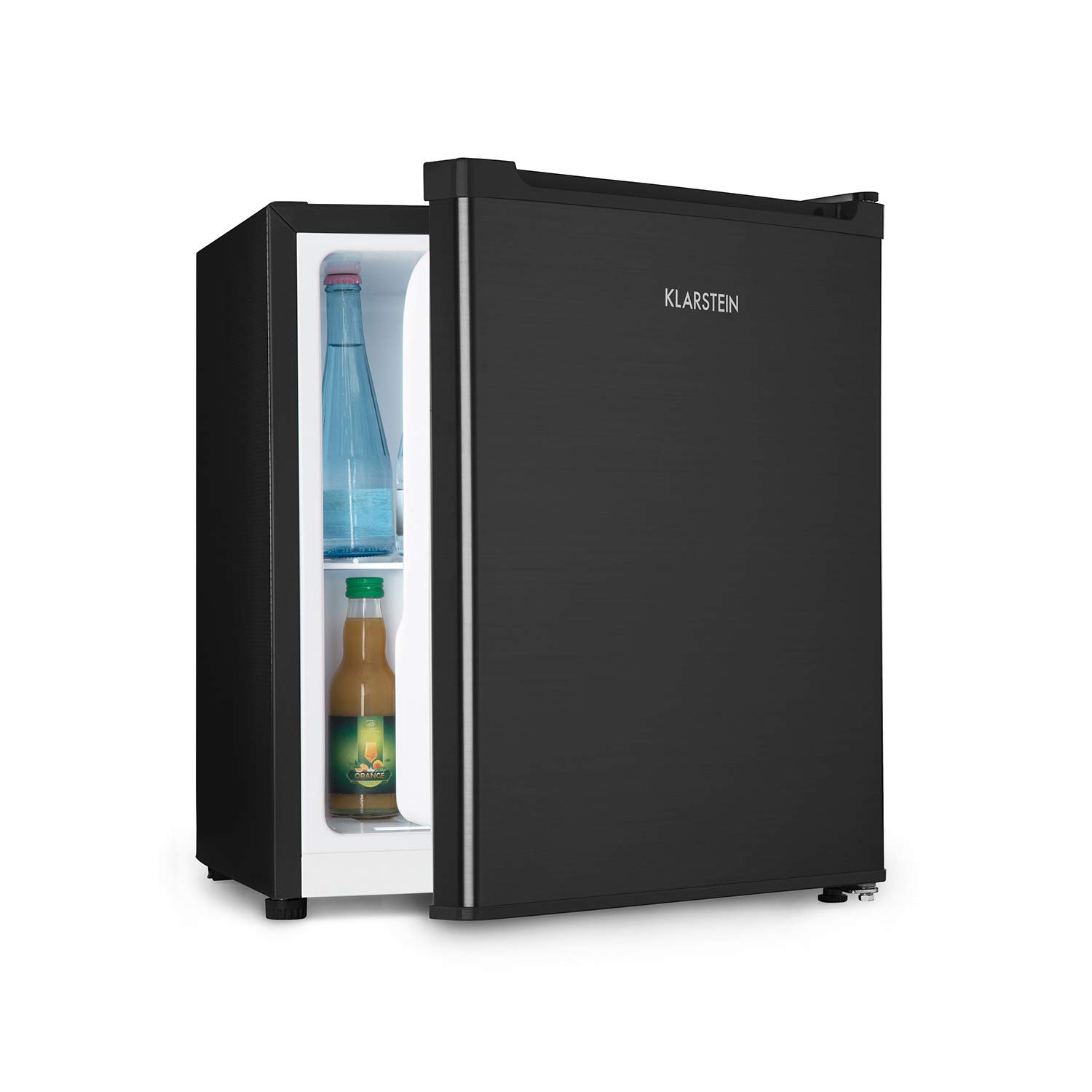 KLARSTEIN Snoopy Eco Mini-Réfrigérateur avec Congélateur, Capacité 46 L, Compartiment Congélateur 4 L, 41 dB Silencieux, Économe en Énergie 84 kWh/an, Noir