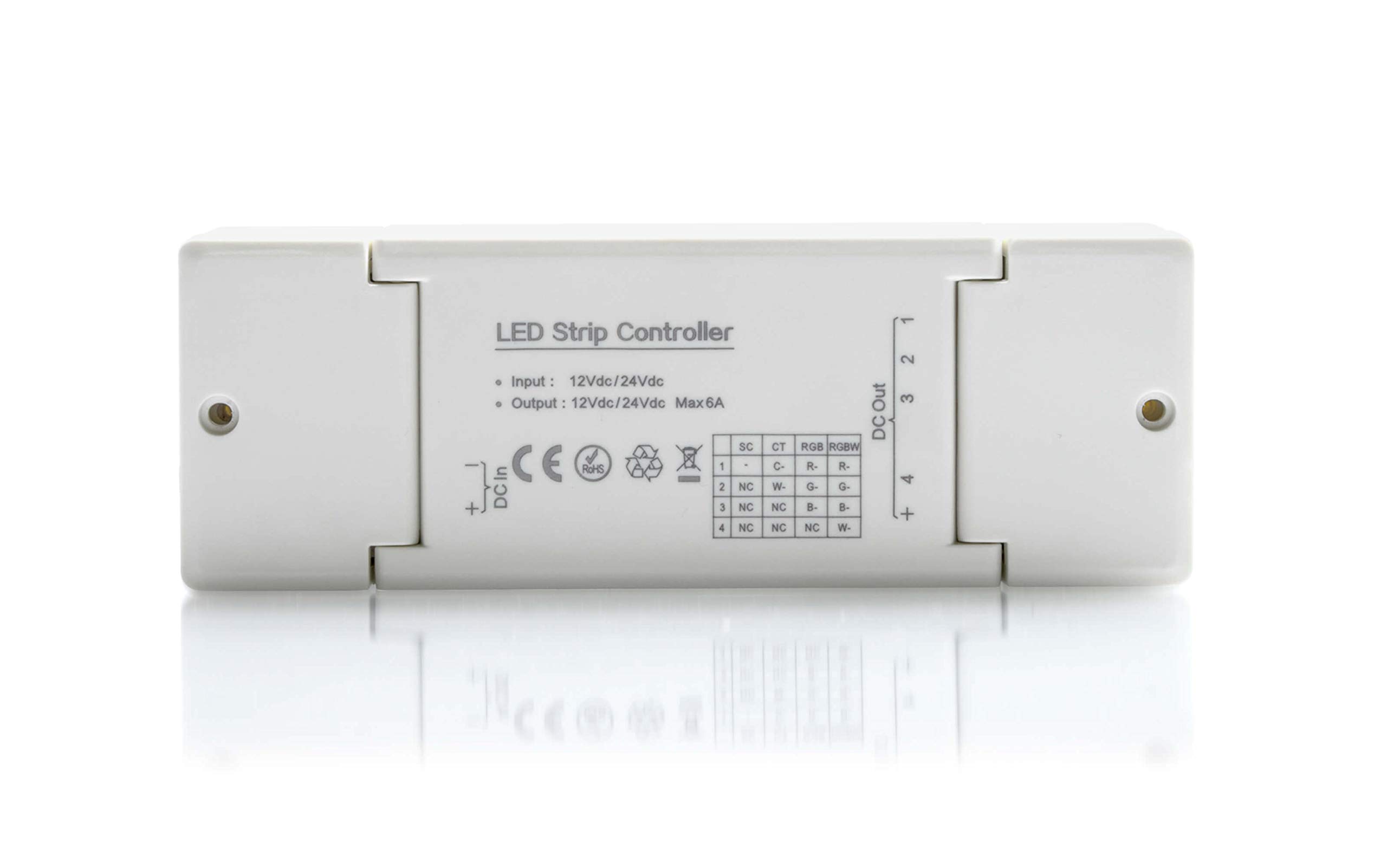 LED Universum Premium tira de LED COB, 1m, 24 V, IP65, blanco neutro, smart-home-set con fuente de alimentación y controlador Zigbee