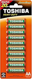 TOSHIBA Heavy Duty Zinc Carbon Battery – Ideal for Low Power Consumption Devices