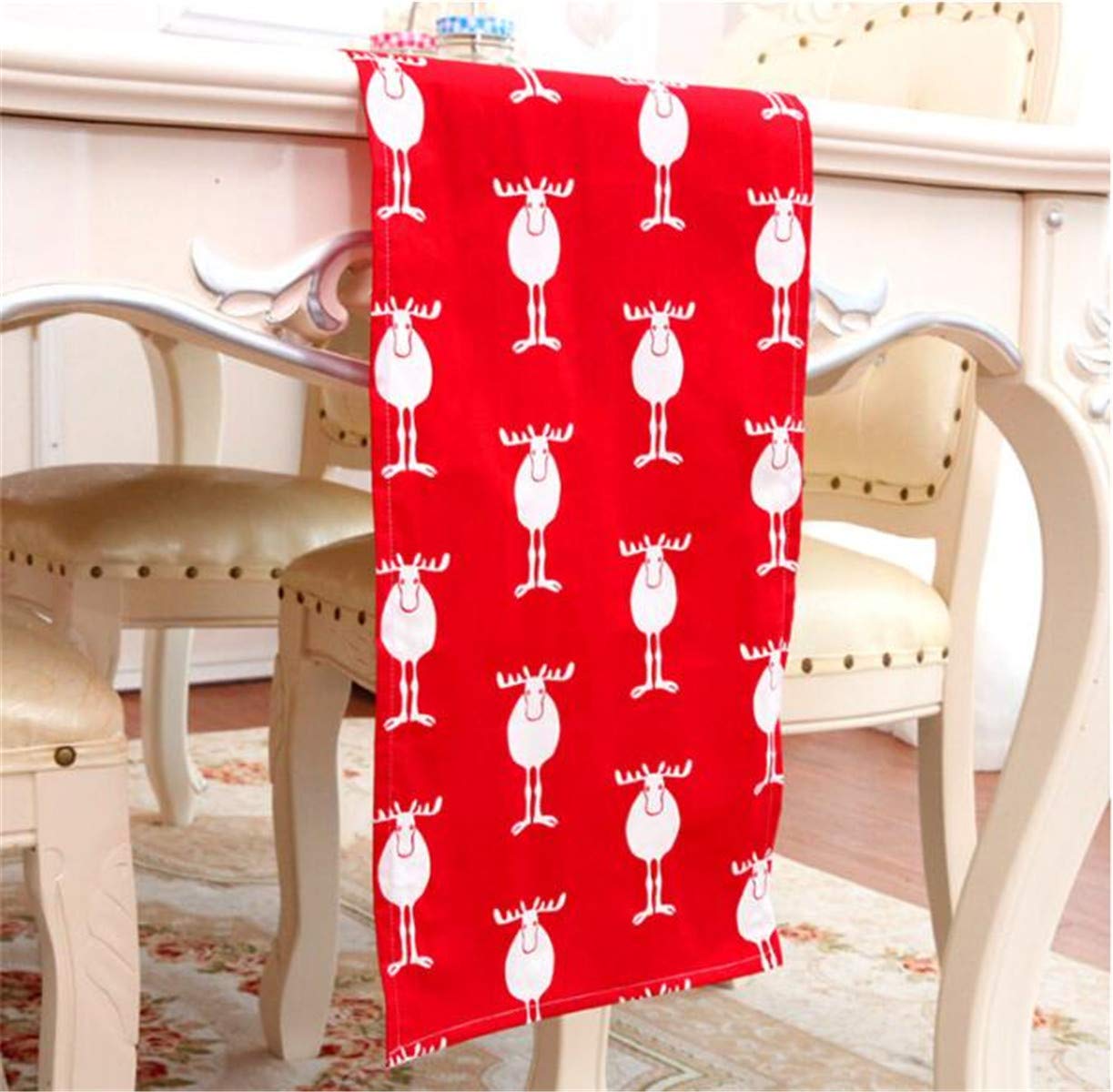 Morbuy Runner Da Tavola Etnico Vintage Con Nappe – Rosso 30x160 Cm – Decorazione Casa Natale