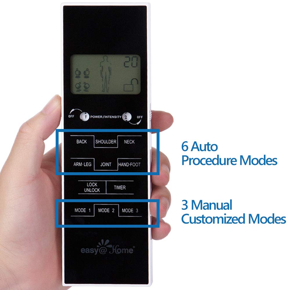 Easy@Home TENS Unit Muscle Stimulator - Electronic Pulse Massager EHE010 — Amazon image 2