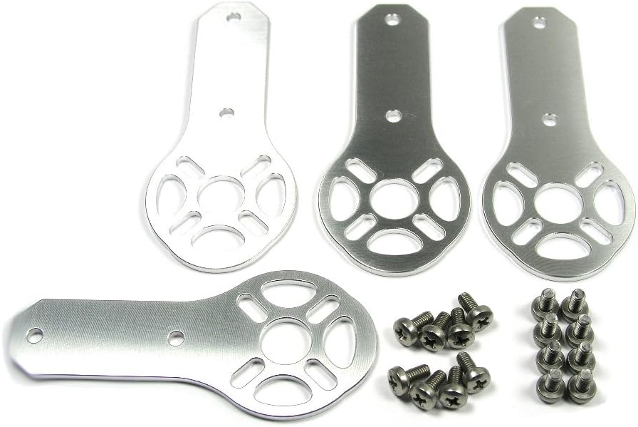 X400 Quadcopter Aluminum Motor Mount Set. CNC Machined