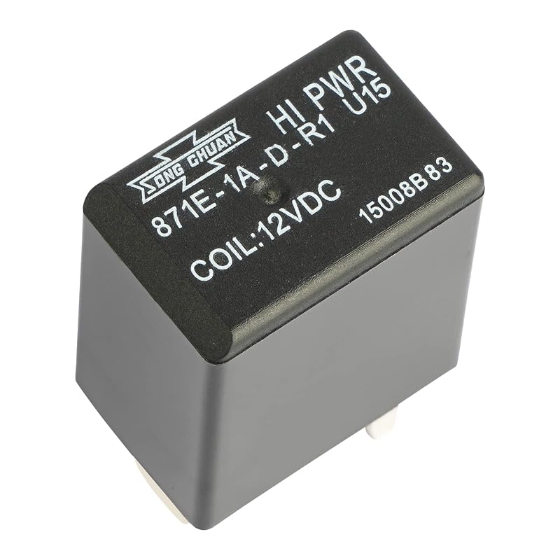 Relé automotivo Micro ISO Song Chuan 871E-1A-D-R1 U15 12VDC, 4 pinos – 1 unidade
