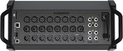 Allen & Heath Mezclador digital CQ-20B con conectividad WiFi y Bluetooth