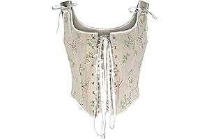 SHOPESSA Mushroom Corset Push-Up Top