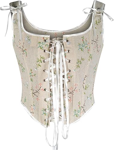 Miniatura 1 de Corsé con realce para mujer, estilo victoriano, cinturón steampunk, pirata, renacentista, corsé con correas