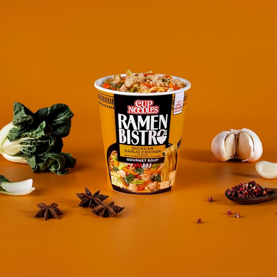 Amazon.com: Nissin Cup Noodle Ramen Bistro, Sichuan Garlic