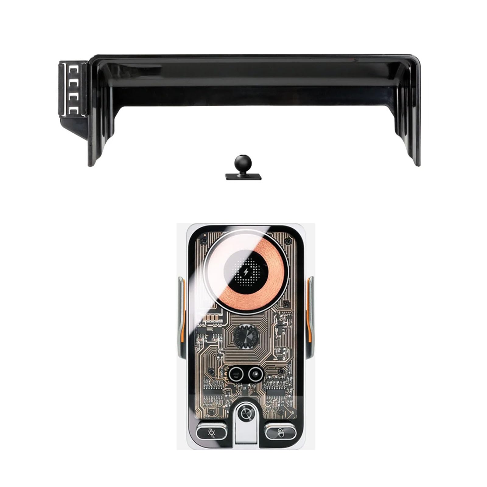 MOGFLMAN Car Phone Holder for Geely Emgrand 2023-2025, LHD Car Phone Holder