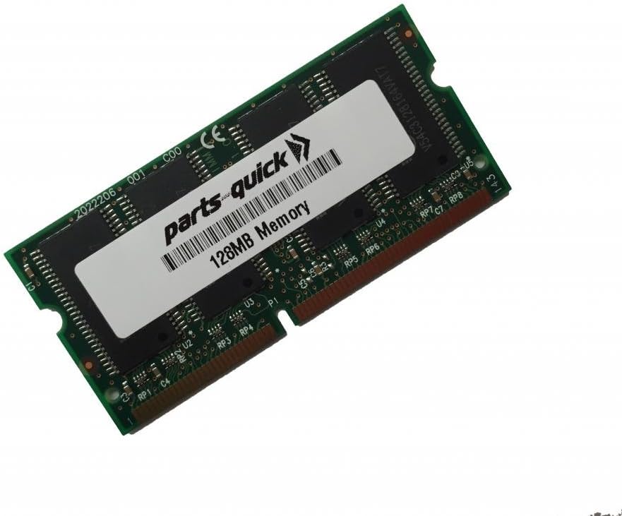 128MB Memory Upgrade for Xerox Phaser EX7750GX 144 pin SODIMM RAM (PARTS-QUICK Brand)