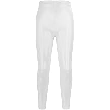 NewL Kids Girls Dance Pants Gymnastic Shiny Metallic Dance Leggings Skinny