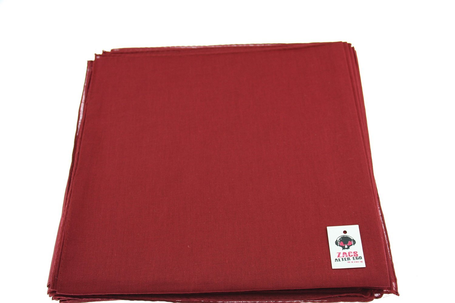 Zac's Alter Ego Plain Bandana, Neckerchief 100% Cotton