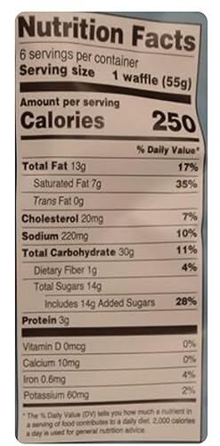 Miniatura 2 de Brioche Style Liège Waffles - Paquete de 2 gofres de 23.28 oz en total